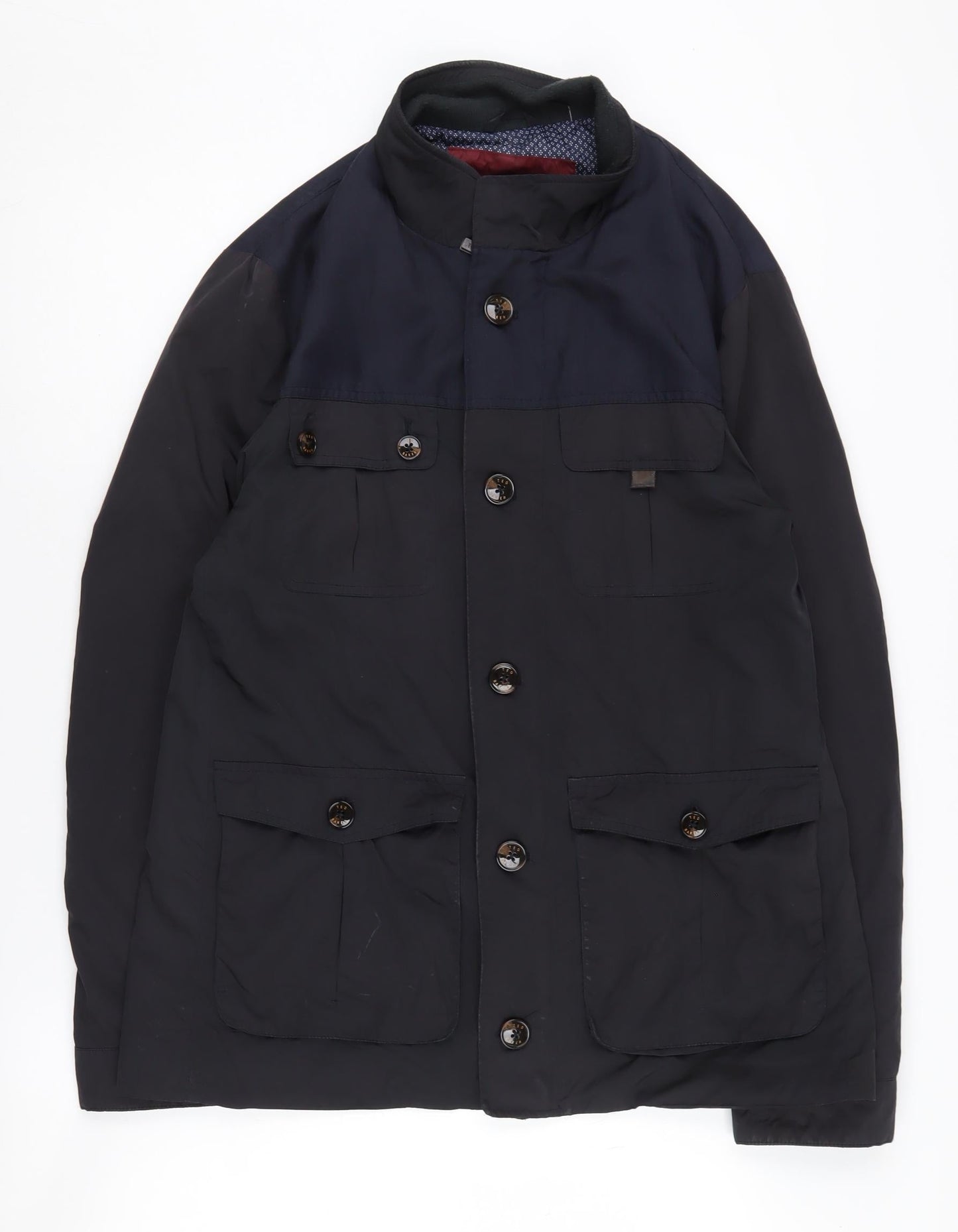Ted Baker Men's Black Military Jacket, Size L