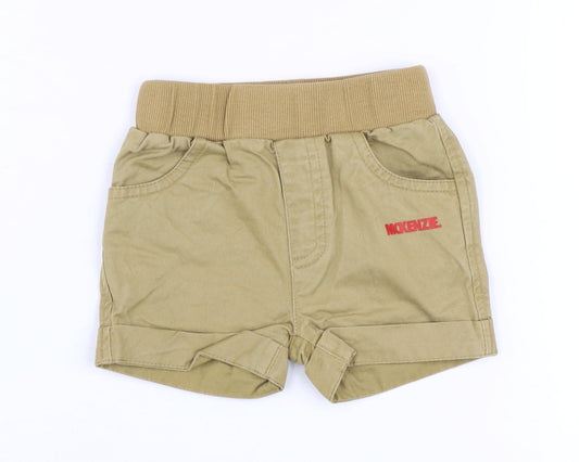 McKenzie Unisex Beige Baby Shorts 0-3 Months