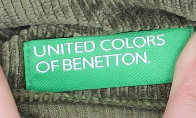 United Colors of Benetton Women's Long Green Dress S
