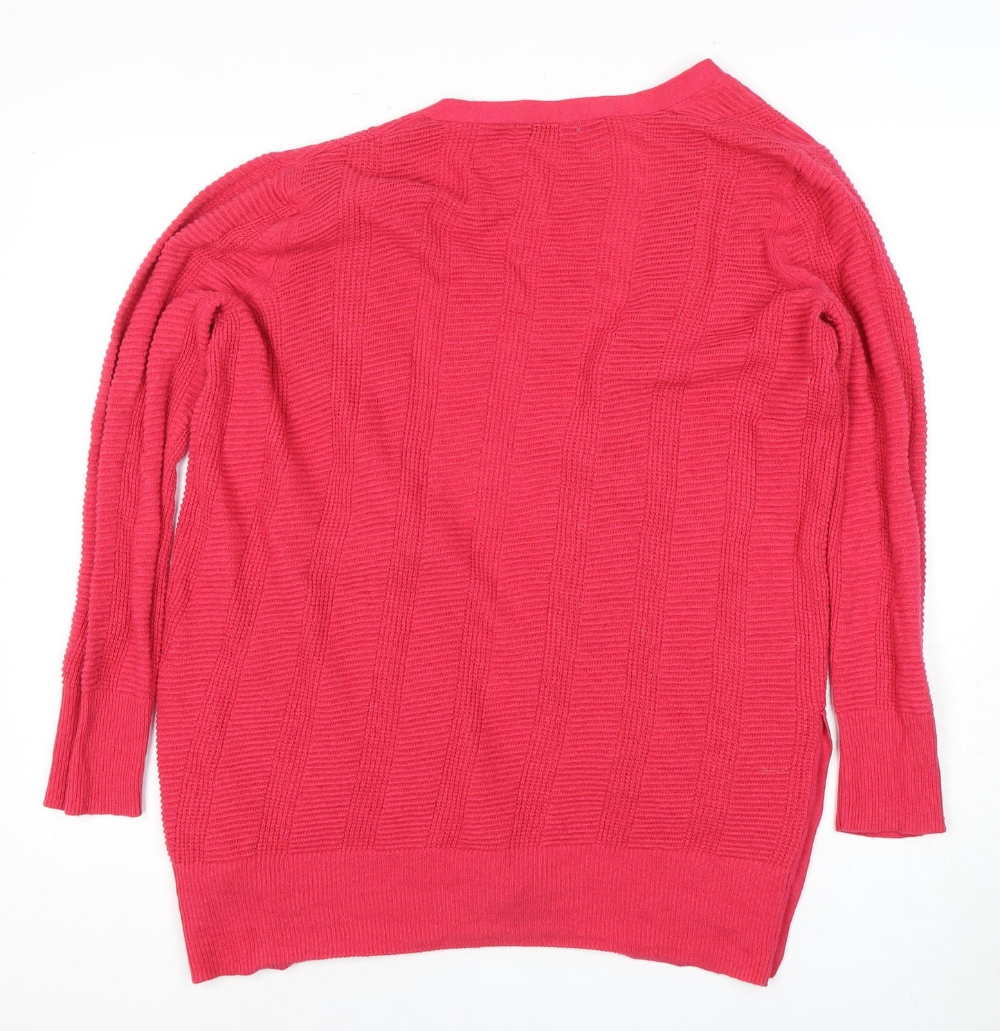 Marks and Spencer Women's Red Cardigan Size 10