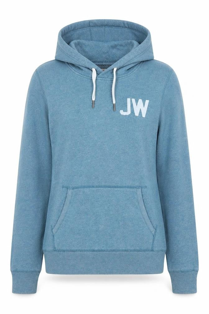 Womens UK 10 Regular Jack Wills Blue Pullover Hoodie