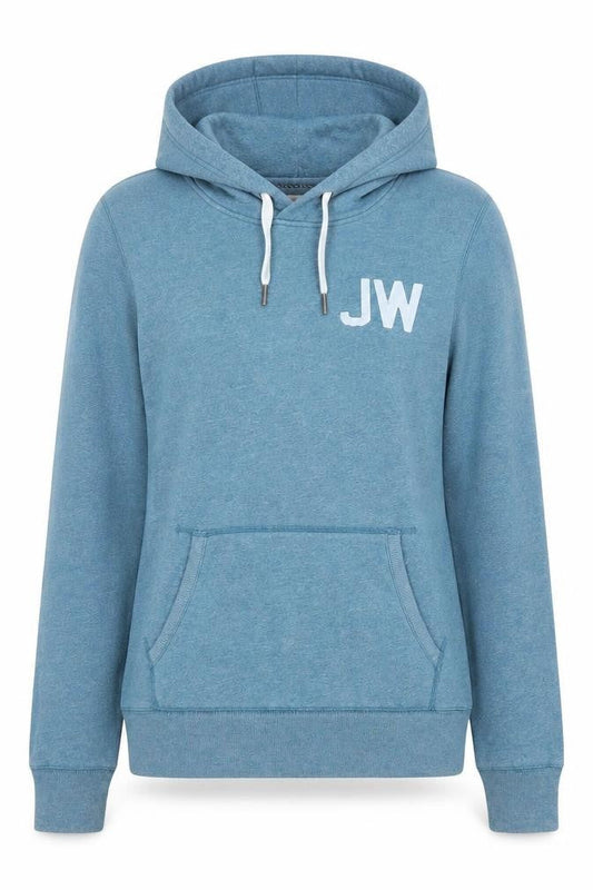 Womens UK 10 Regular Jack Wills Blue Pullover Hoodie