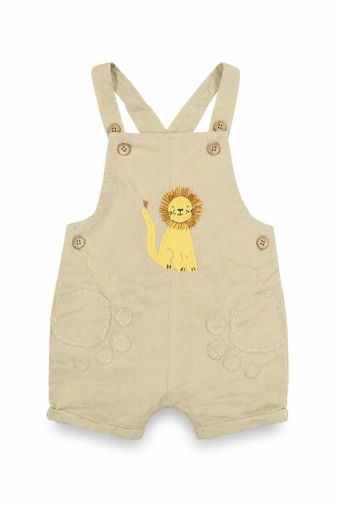 Next Beige Lion Baby Shorts 0-3 Months, Unisex