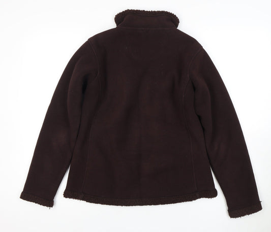 Regatta Women's Brown Fleece Parka Jacket Size 14
