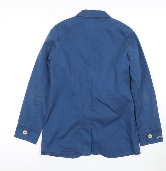 Joules Boys Blue Cotton Blazer, 11-12 Years, Regular Fit