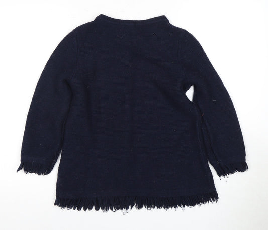 Boden Women's Blue Wool Pullover Jumper, Size 8