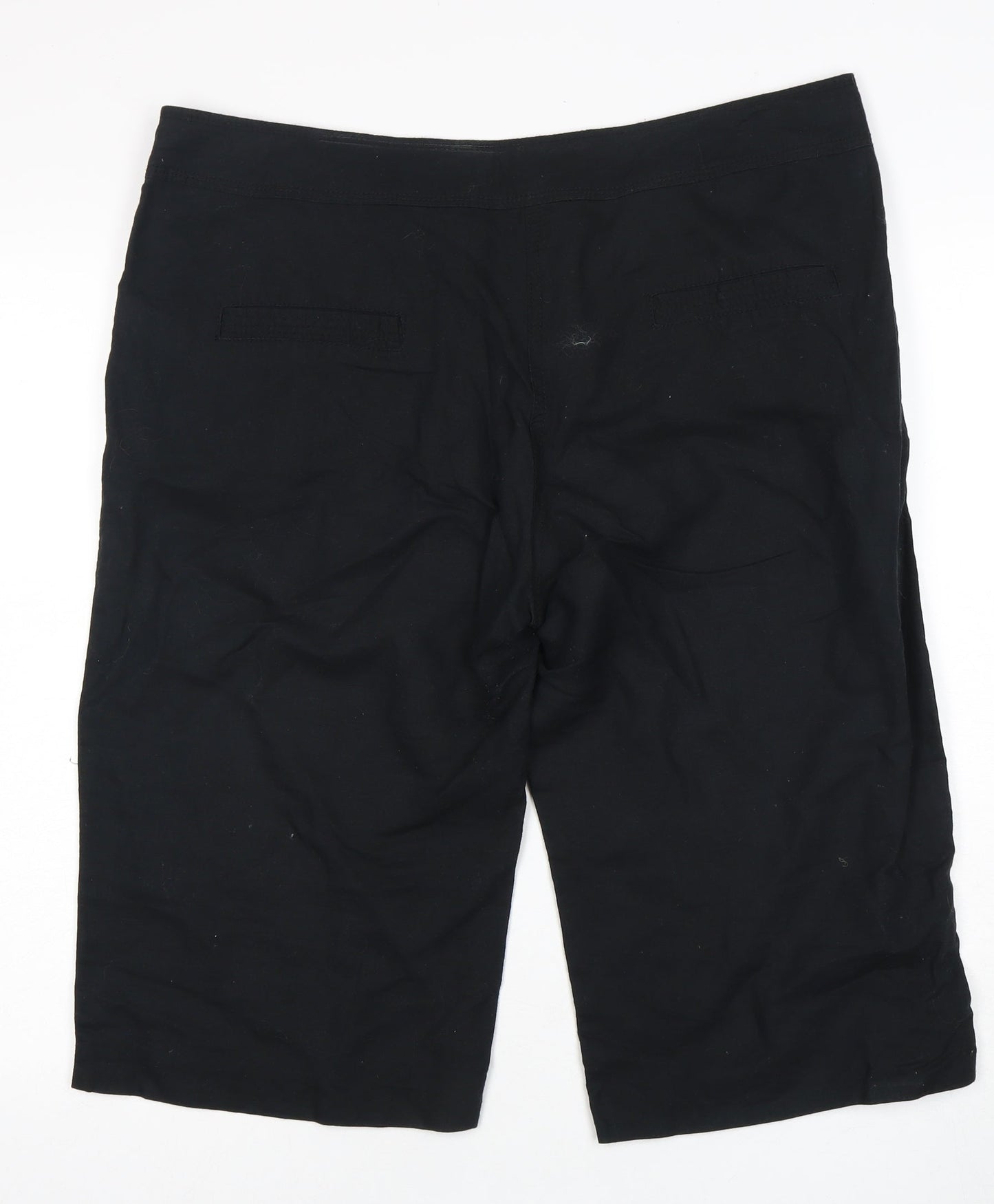Dunnes Women’s Black Cropped Trousers Size 16