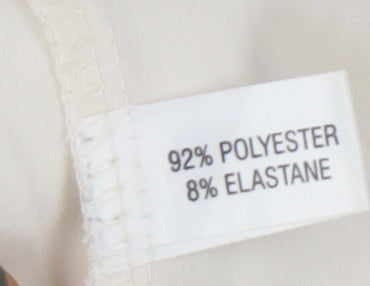 Internacionale Women's Ivory Trousers Size 16