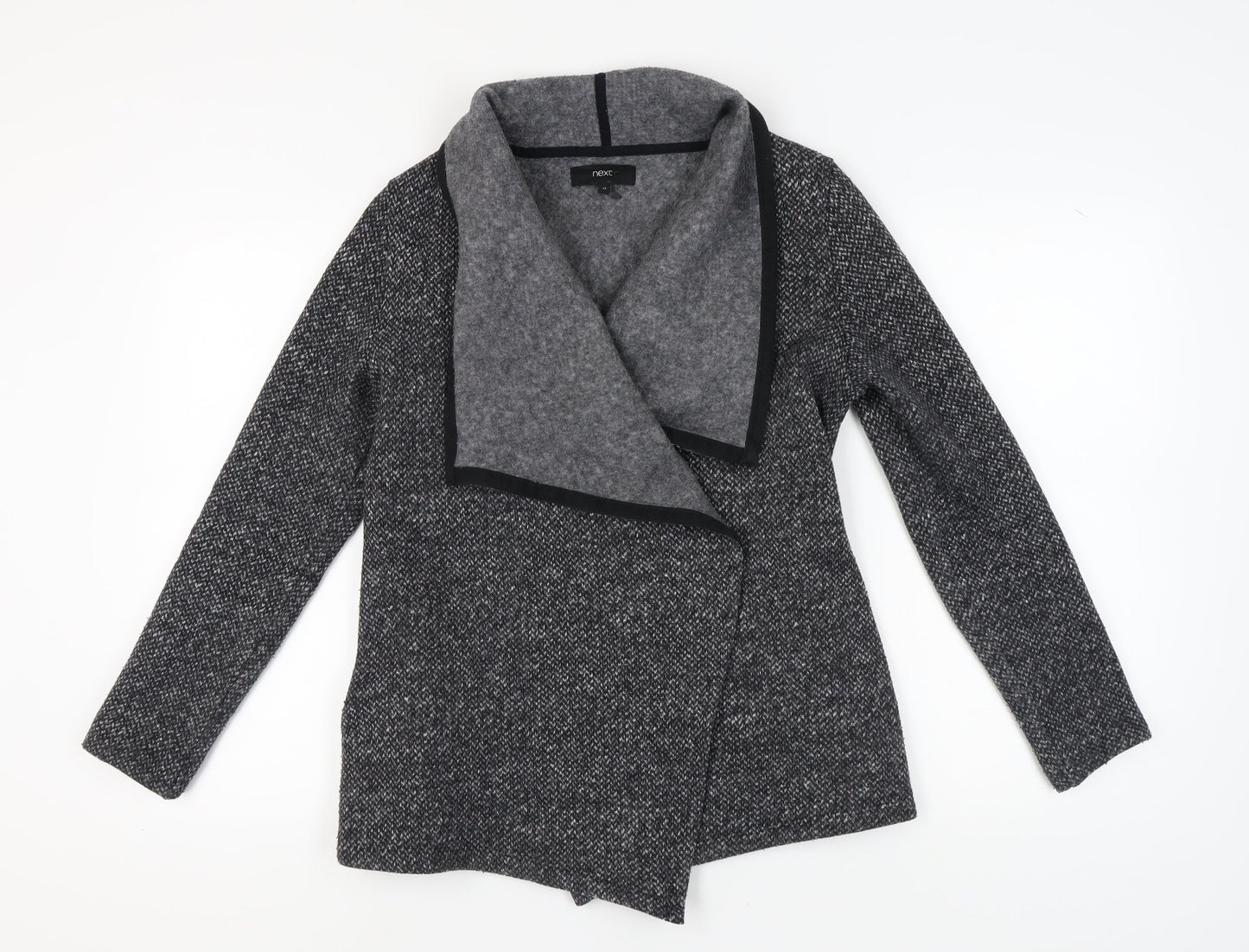 Next Women's Grey Cowl Neck Cardigan Size 12
