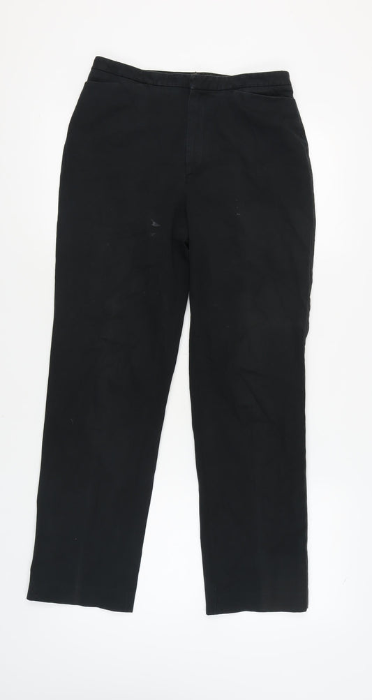 Banana Republic Women's Black Trousers, Size 10, Stretch