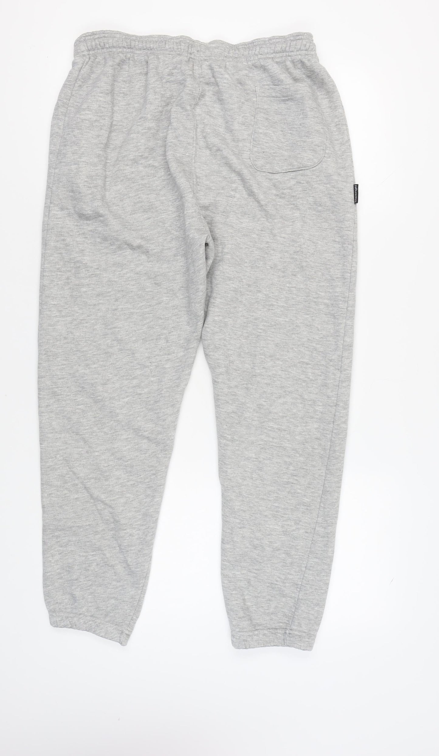 Slazenger Men's Grey XL Sweatpants with Logo and Pockets