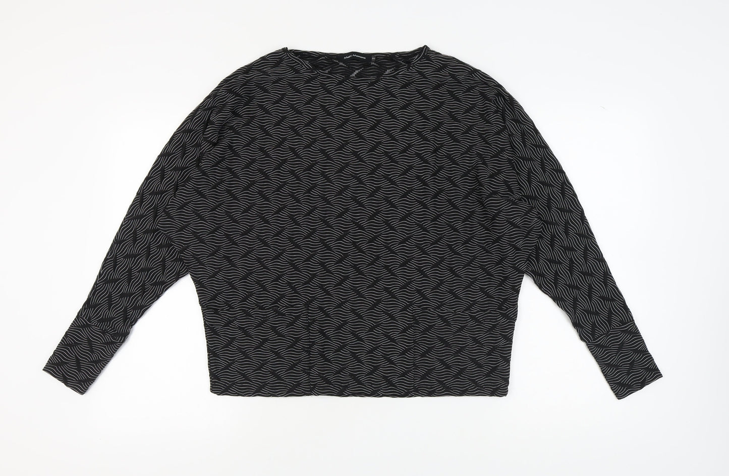 Matti Mamane Women's Black Long Sleeve Blouse