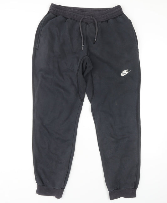 Nike Men's Black Jogger Trousers - M Size