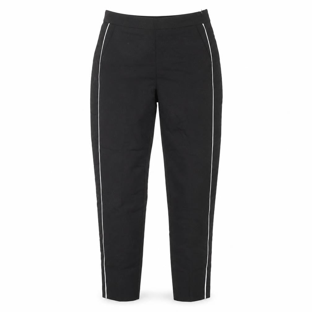 Zara Basic Women's Black Straight Trousers M