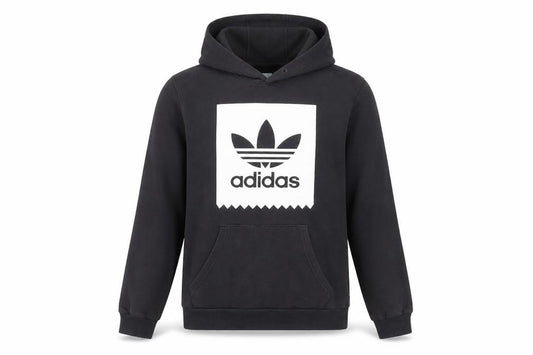 Mens UK S Regular adidas Black Pullover Hoodie