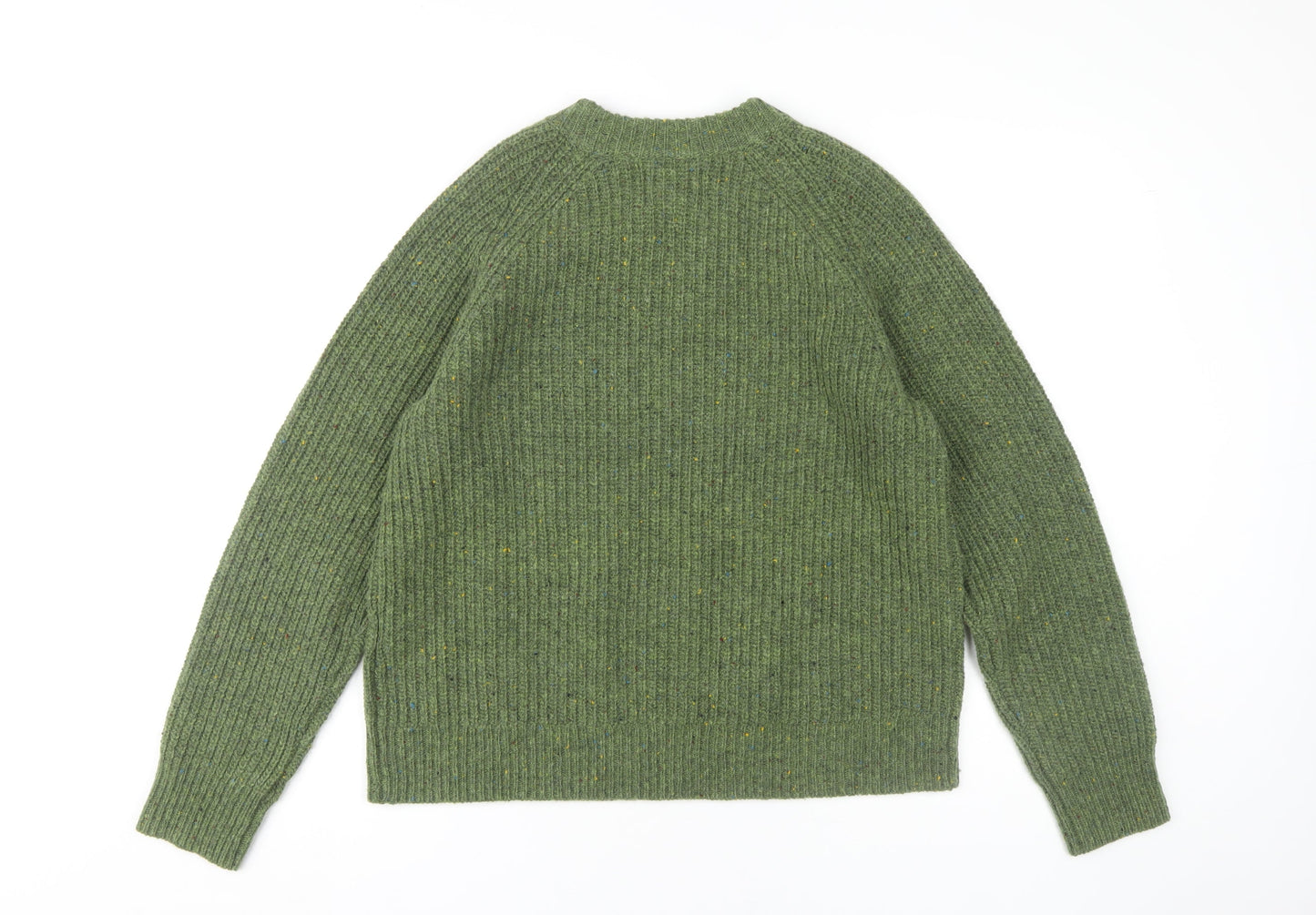 Superdry Women's Green Wool Pullover Jumper Size 14