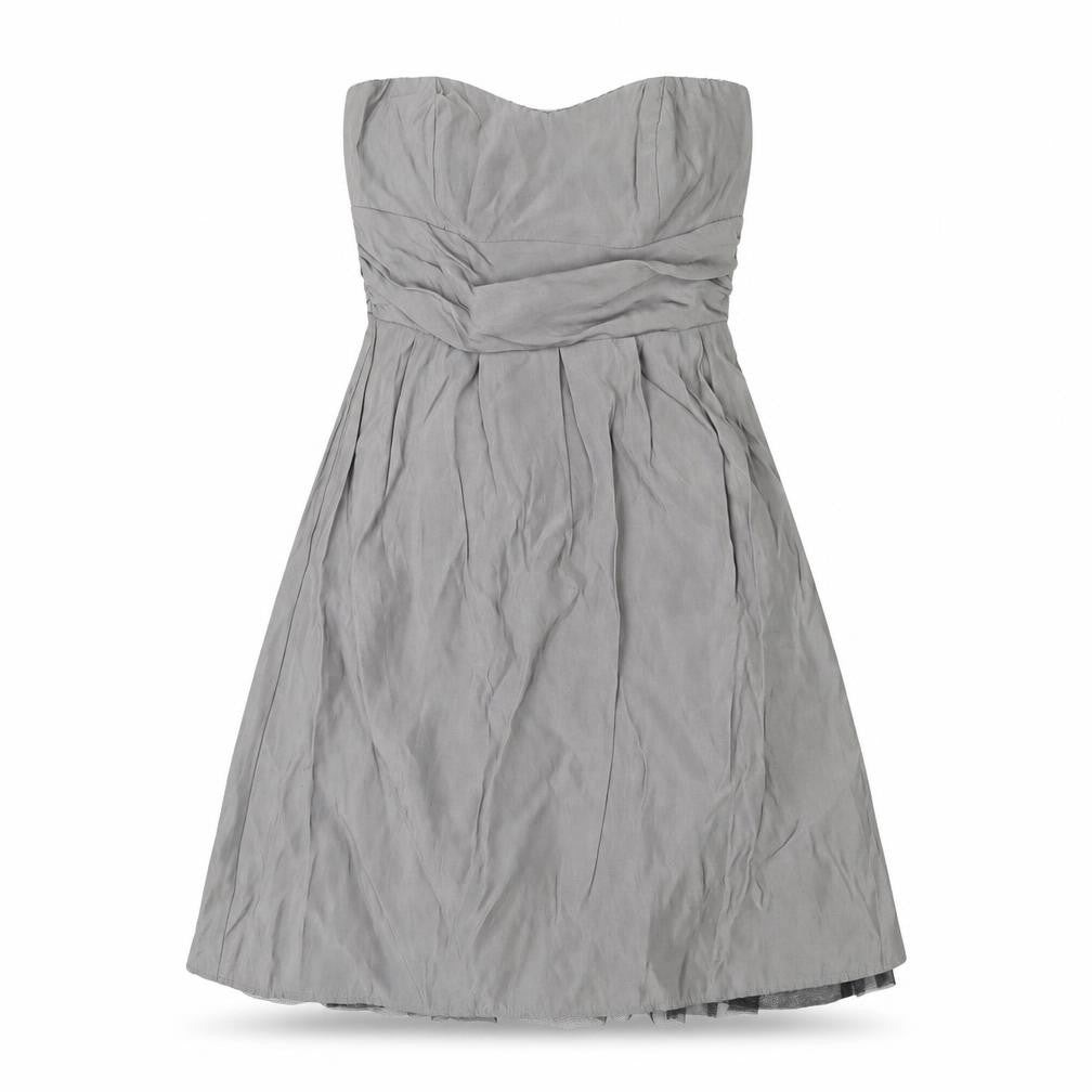 Star by Julien Macdonald Grey Strapless Dress Size 12