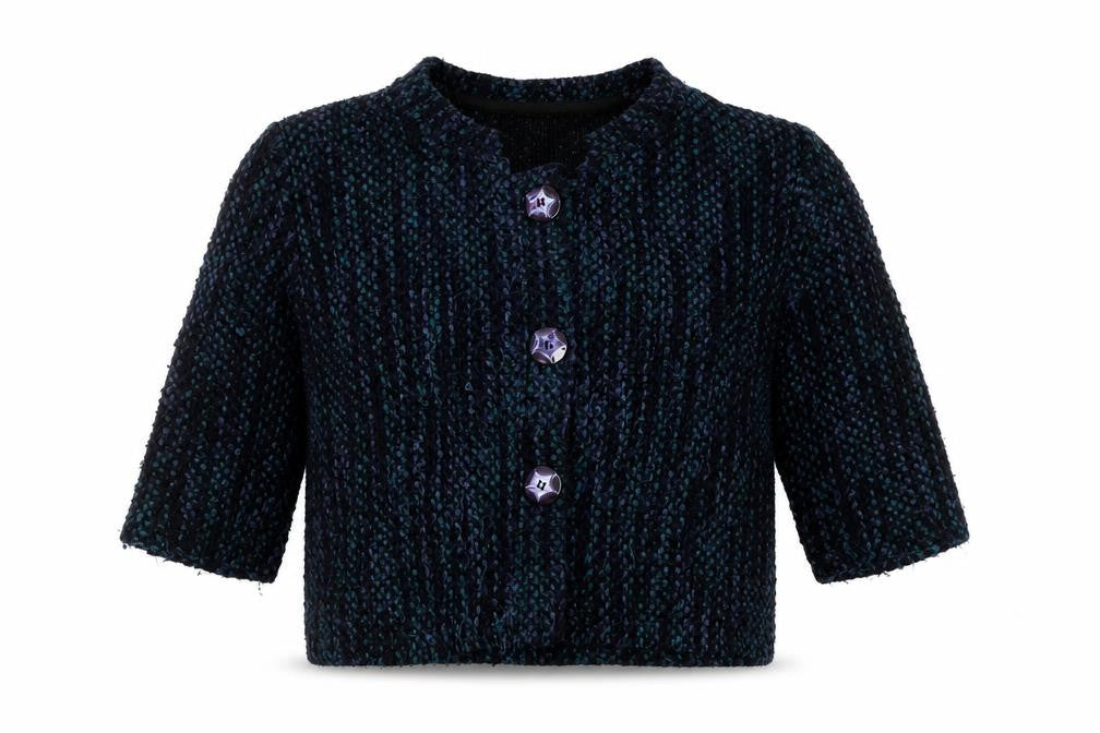 Marks and Spencer Women's Black Cardigan, M, Button Accent