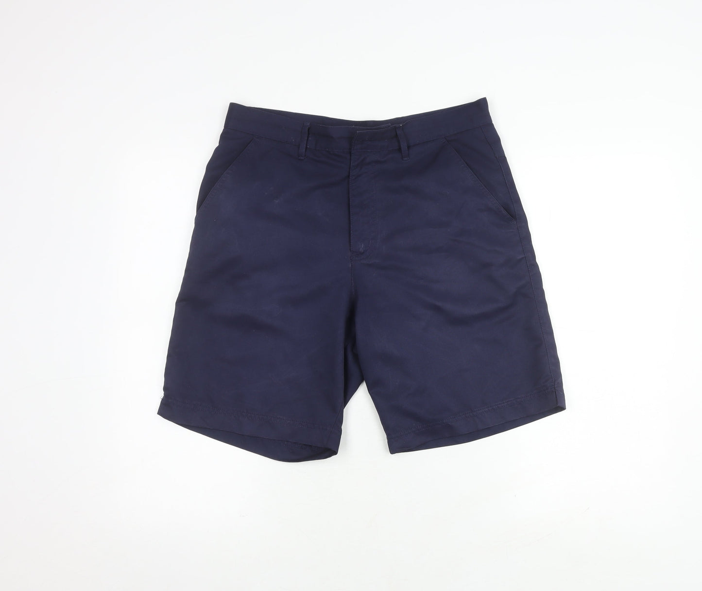 Dunlop Men's Blue Casual Shorts 32W Flat Front