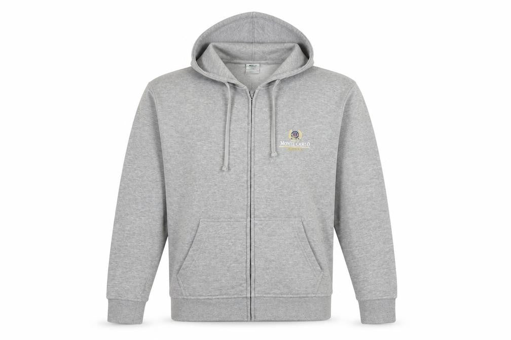 JHK Men's Grey Basic Casual Jacket, Medium, Hooded