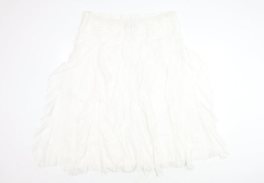 Klass Women’s White Long Skirt, Size 16, Casual Style