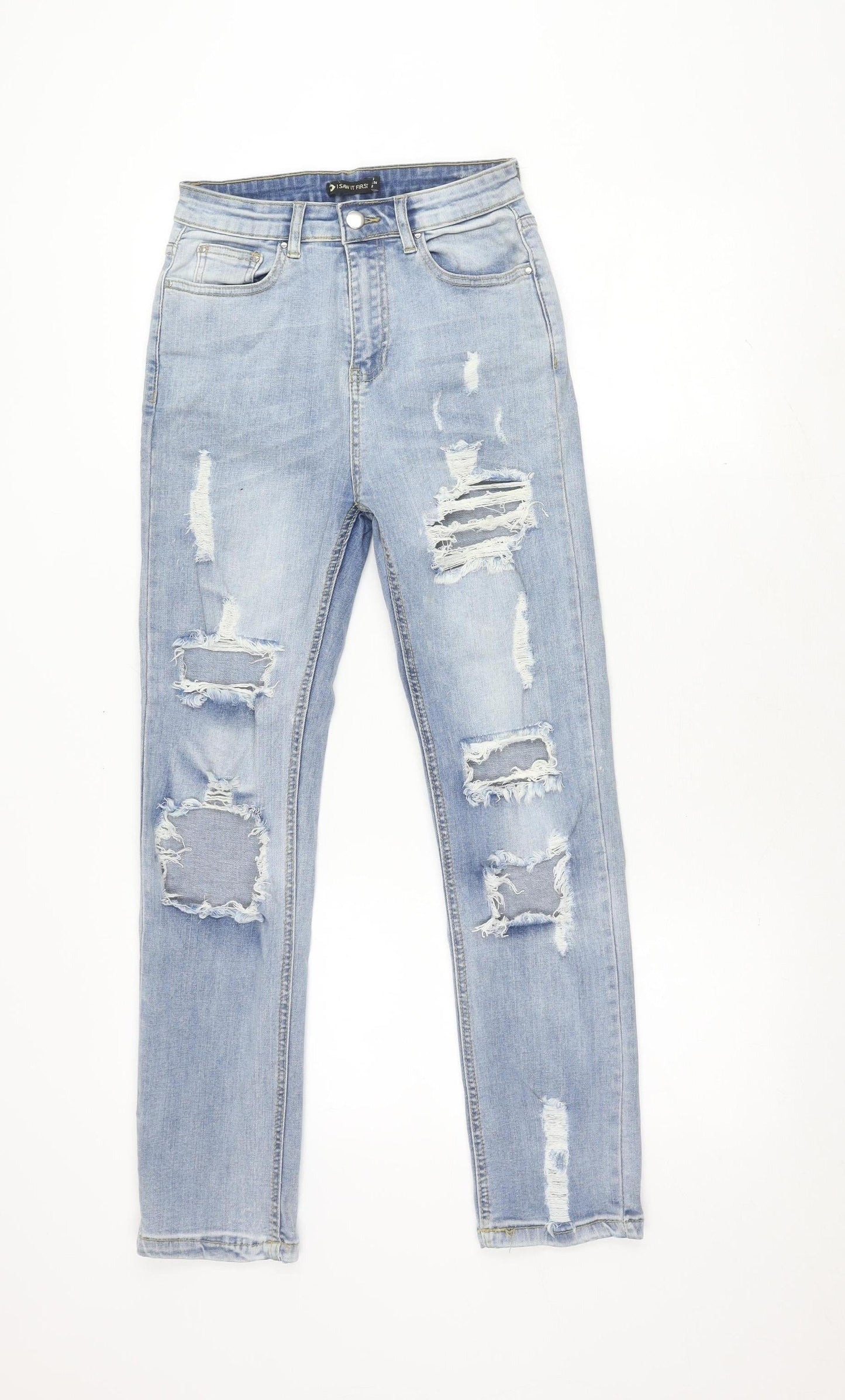 I Saw It First Women's Blue Skinny Jeans Size 6