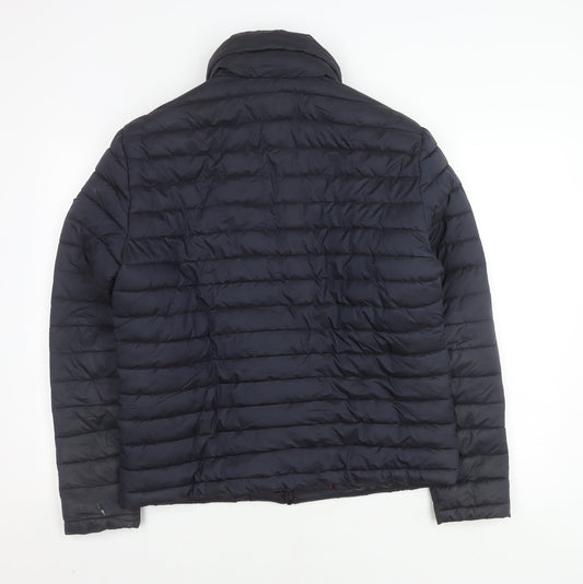 Superdry Men's Black Puffer Jacket Size L