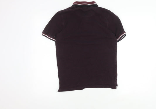 Jack & Jones Men's Purple Polo Shirt, Size S