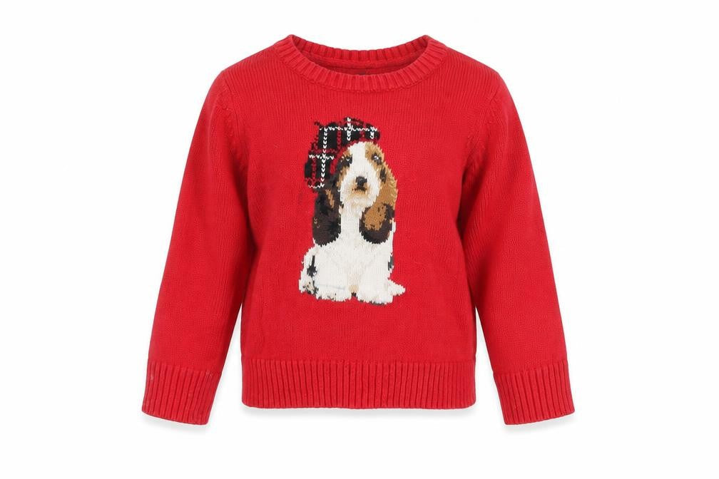 Baby Gap Girls Red 3 Years Animal Pullover Jumper