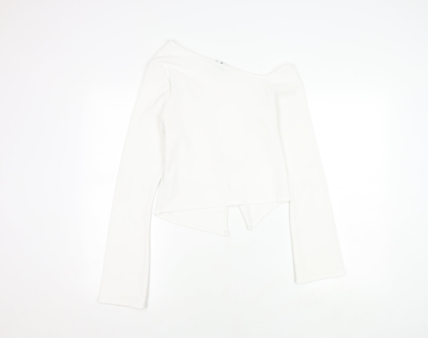 Collusion Women White Off Shoulder Blouse Size 12
