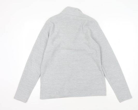 Mountain Warehouse Grey High Neck Women's Sweatshirt Size 10
