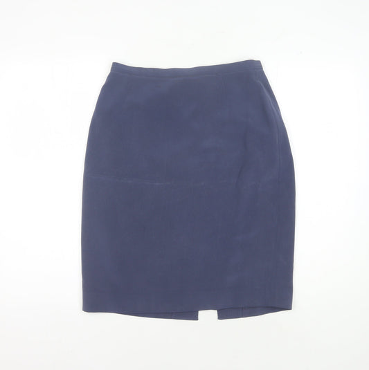 Jaeger Women’s Blue Pencil Skirt, Size 12, Knee Length