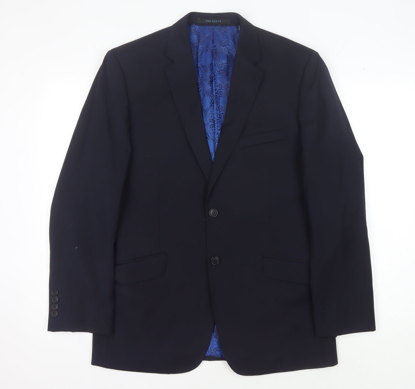 Ted Baker Men's Blue Regular Fit Blazer, 38R