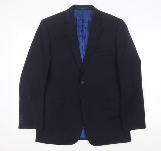 Ted Baker Men's Blue Regular Fit Blazer, 38R