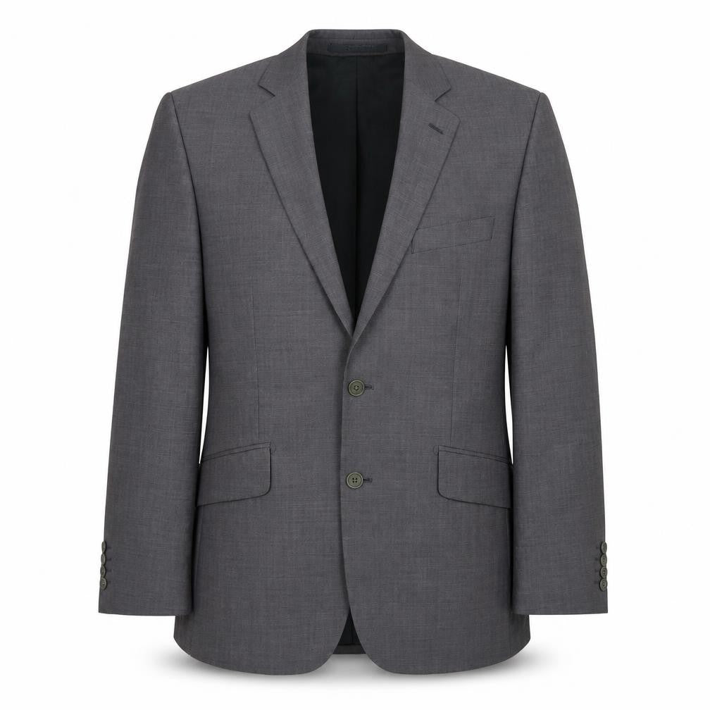 Mens 38 Chest Regular Ted Baker Grey Two-Button Blazer