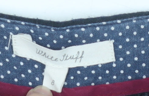 White Stuff Blue Women's Pencil Skirt - Size 8