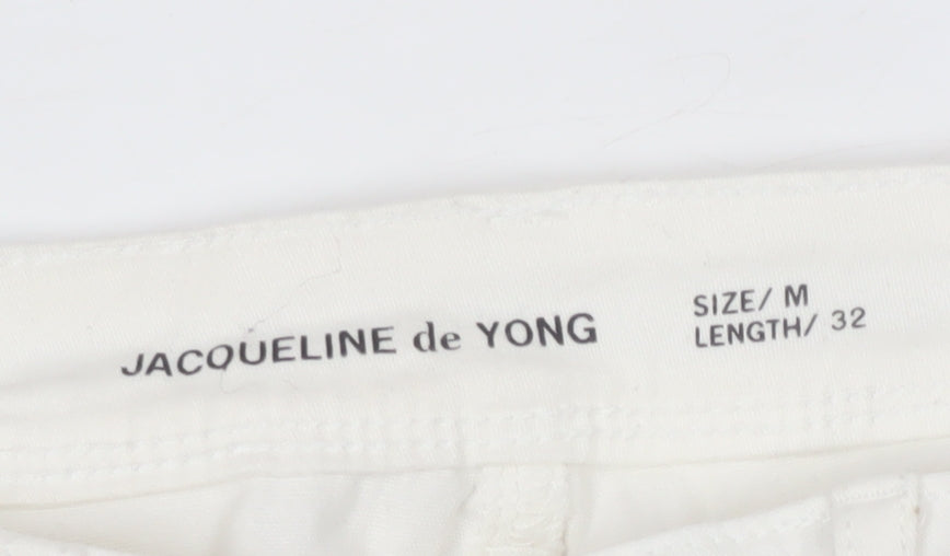 Jacqueline de Yong Women's White Skinny Jeans M