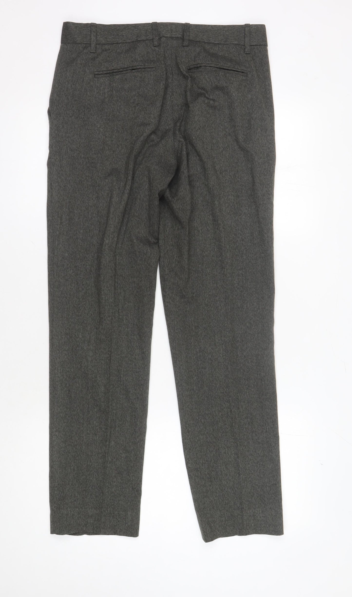 Gap Women's Grey Straight Leg Trousers, Size 4 Regular