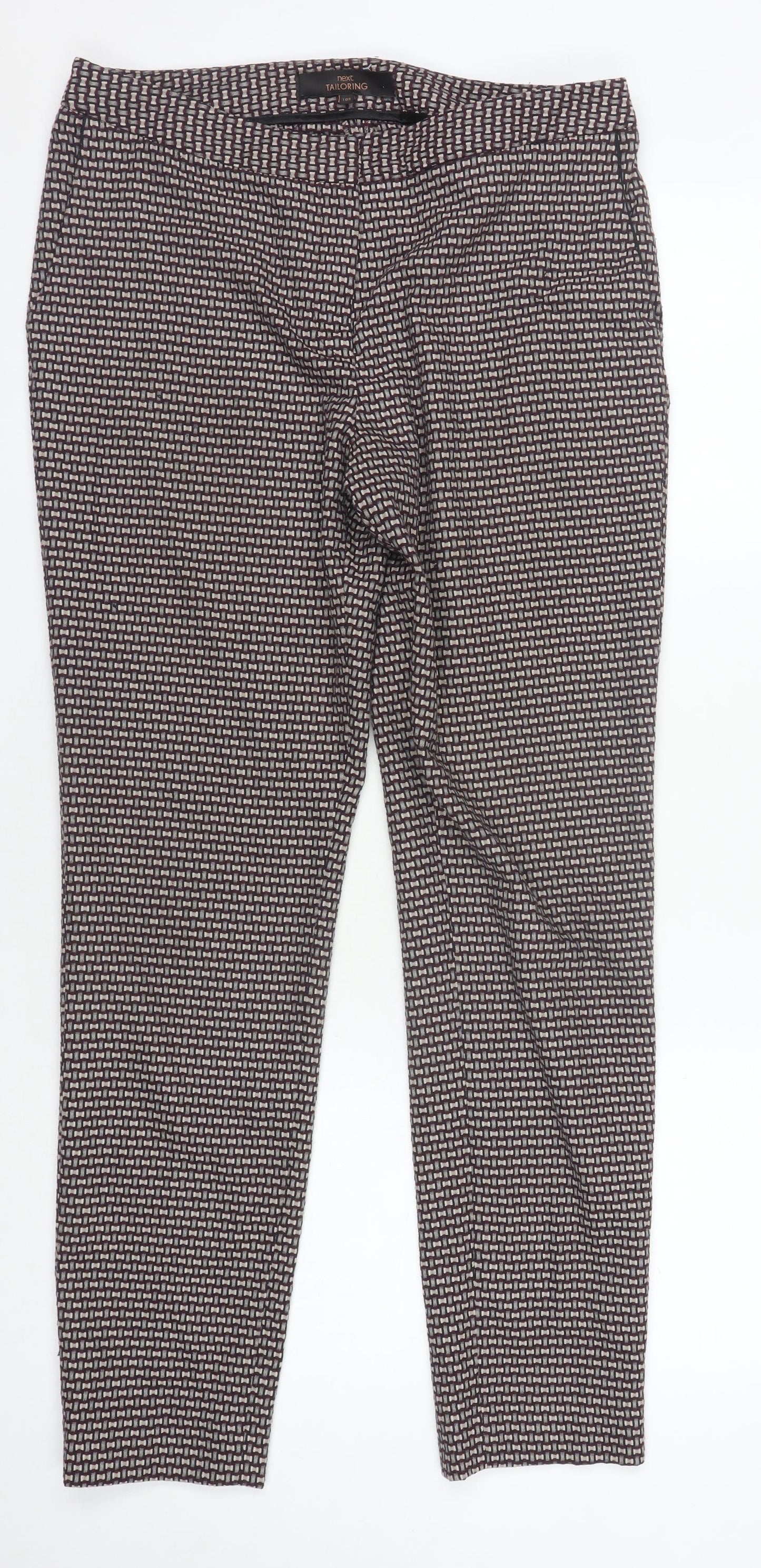 Next Women's Multicoloured Geometric Trousers