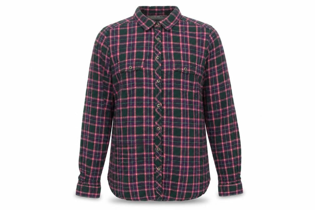 FatFace Women's Multicoloured Plaid Button-Up Shirt