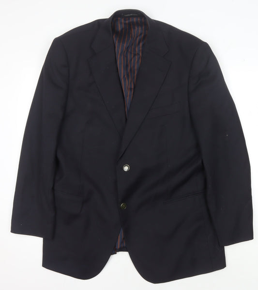 Greenwoods Elite Men's Blue Blazer 44S Regular Fit Jacket