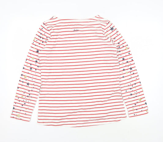 Joules Women's Multicoloured Striped T-Shirt - Size 10