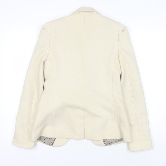 Maison Scotch Women’s Beige Blazer, Size 4, Business Wear
