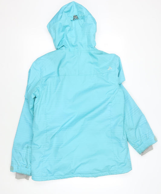 Animal Women's Blue Waterproof Ski Jacket Size 14