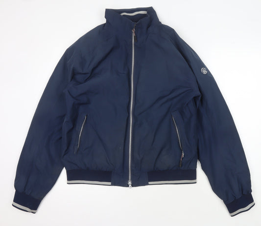 Mountain Horse Men's Blue Jacket M, Polyester, Zip, Lined