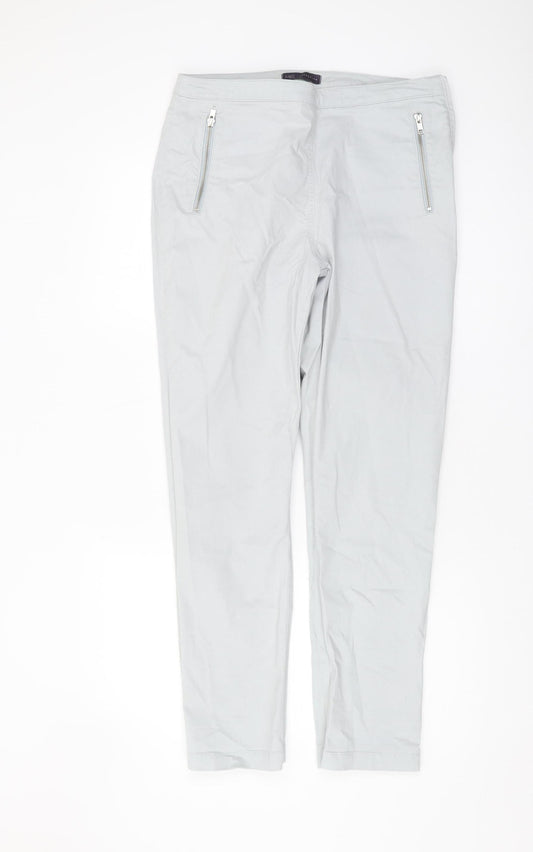 Marks and Spencer Grey Women's Trousers Size 12