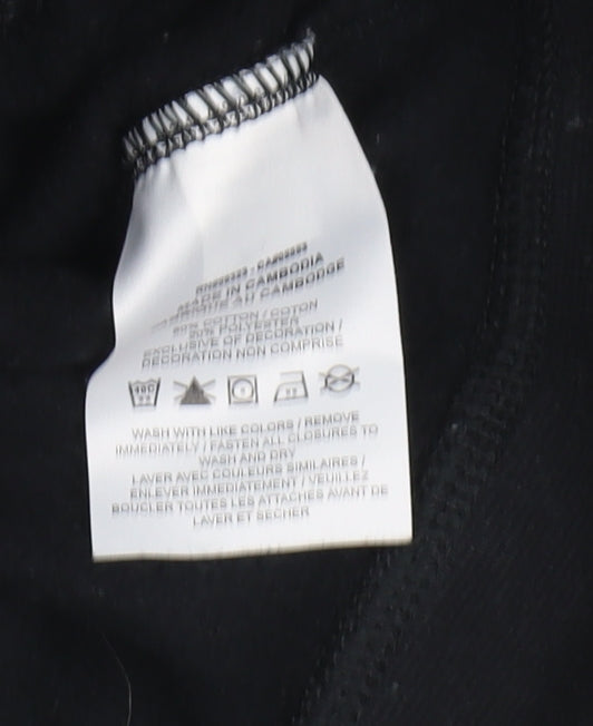 Nike Unisex Black Full Zip Hoodie L - Sportswear Essential