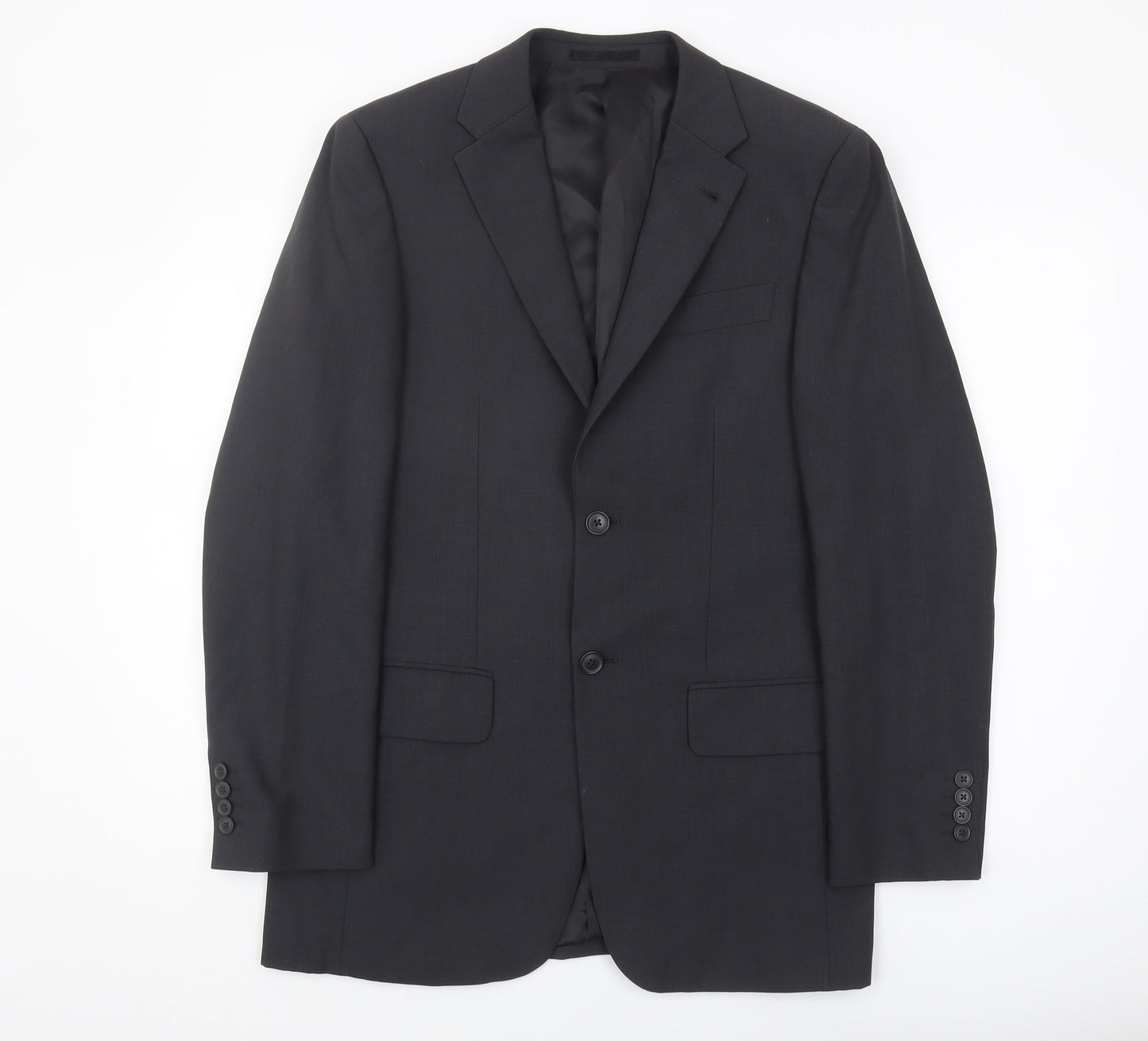 Next Men's Black Blazer Size 36R Regular Fit