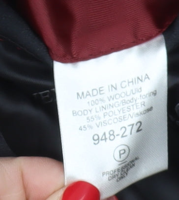 Next Men's Black Blazer Size 36R Regular Fit