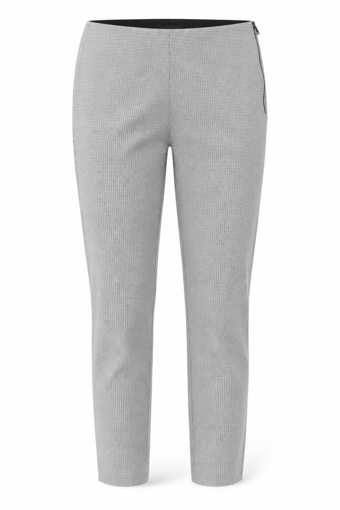 Marks and Spencer Women's Black Check Trousers Size 14